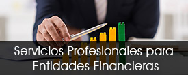 Servicios profesionales para Entidades Financieras.